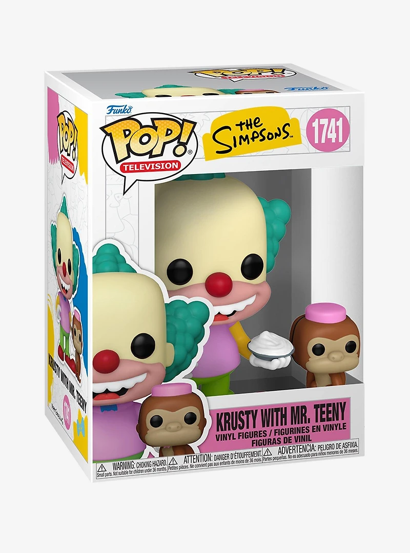 Funko Pop! Television The Simpsons Krusty With Mr. Teeny Vinyl Figure