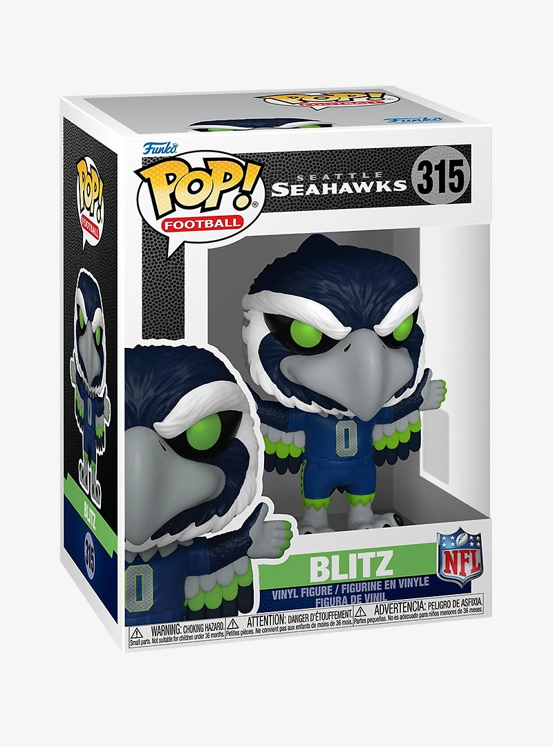 Funko Pop! Football Seattle Seahawks Blitz Vinyl Figure