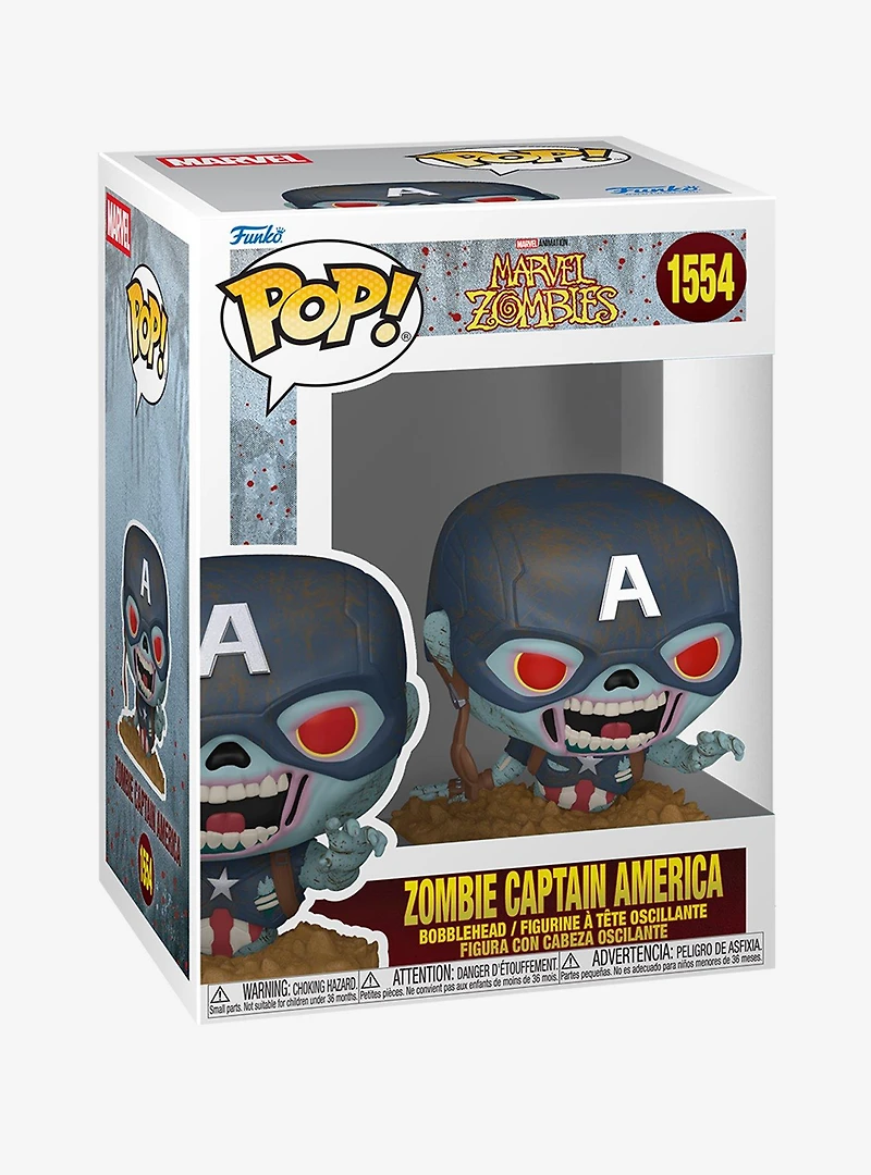 Funko Pop! Marvel Zombies Zombie Captain America Vinyl Bobblehead