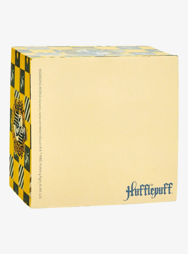 Harry Potter Hufflepuff Crest Sticky Note Cube