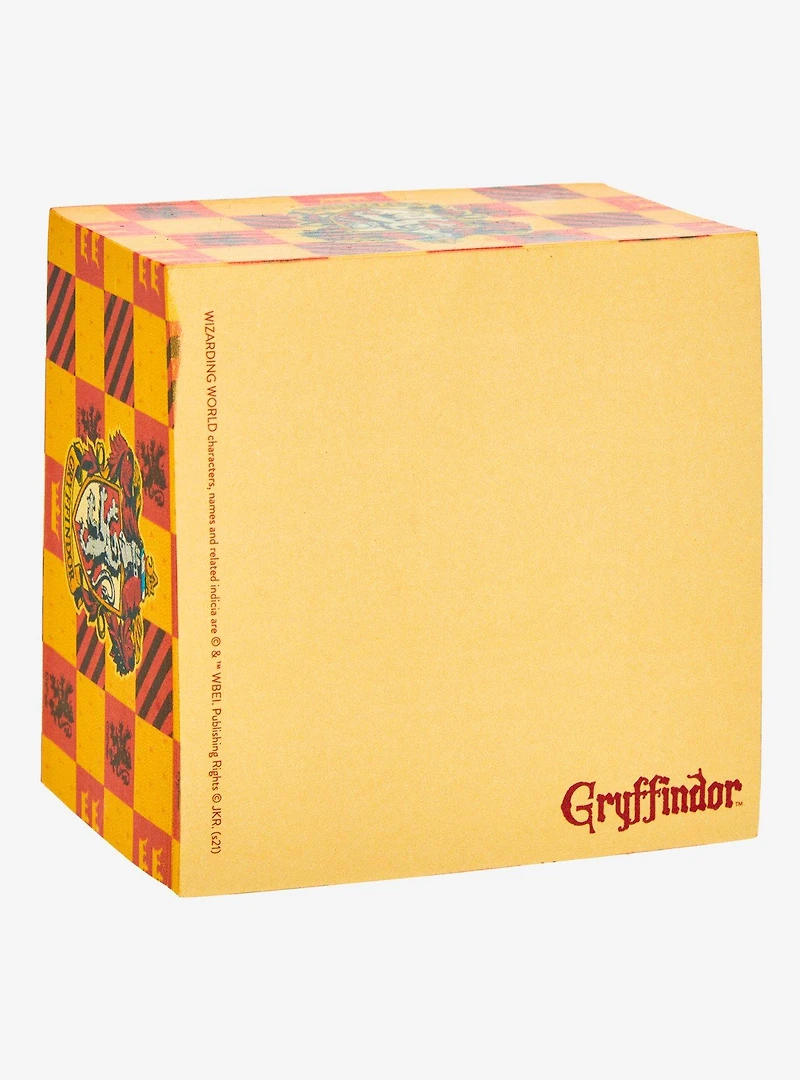 Harry Potter Gryffindor Crest Sticky Note Cube
