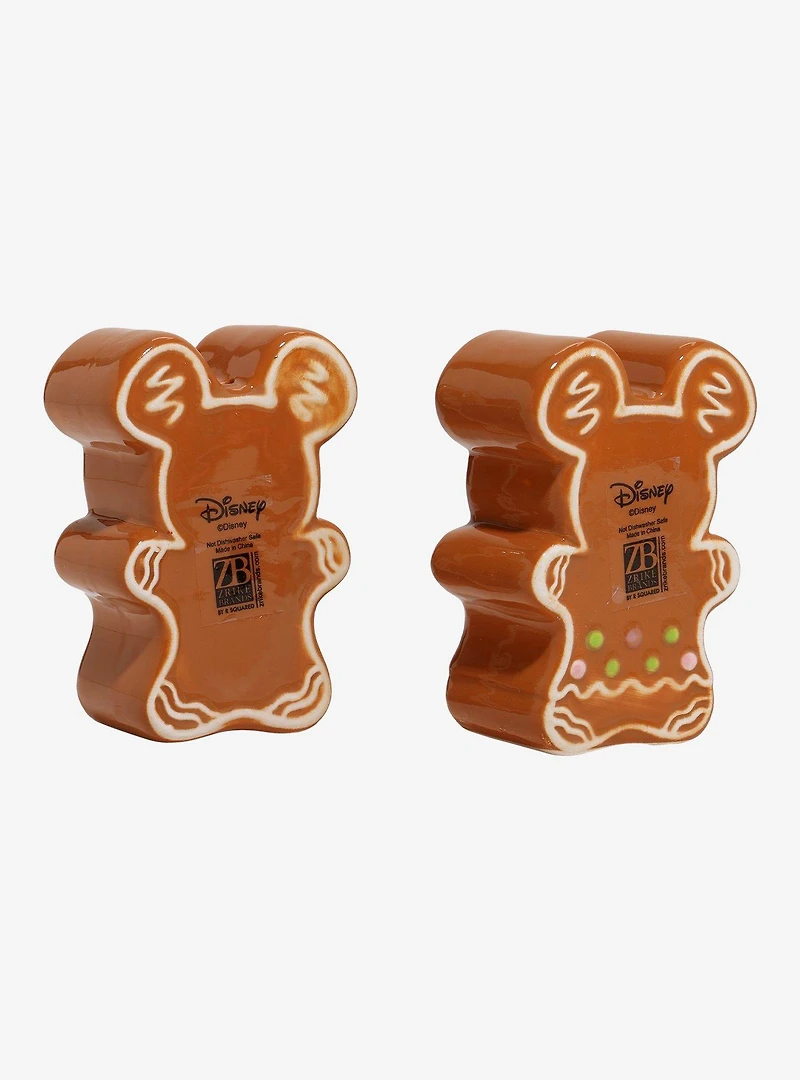 Disney Mickey Mouse & Minnie Mouse Gingerbread Salt & Pepper Shaker Set - BoxLunch Exclusive