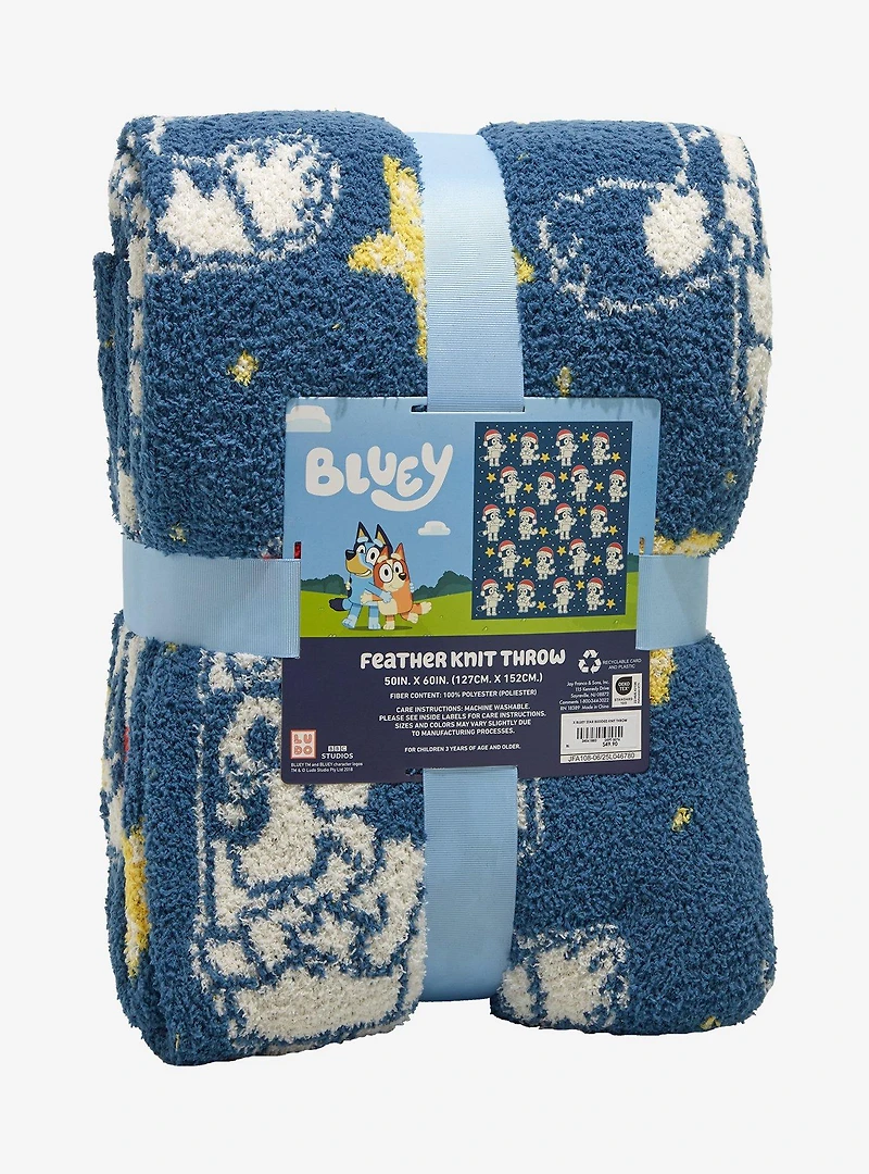 Bluey Bingo & Bluey Holiday Stars Throw - BoxLunch Exclusive