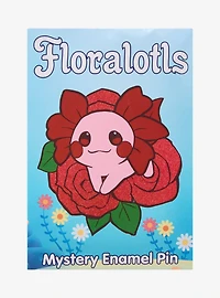 Axolotl Floral Blind Bag Glitter Enamel Pin — BoxLunch Exclusive
