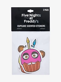 Five Nights at Freddy's Cupcake Characters Cupcake Scented Sticker Set