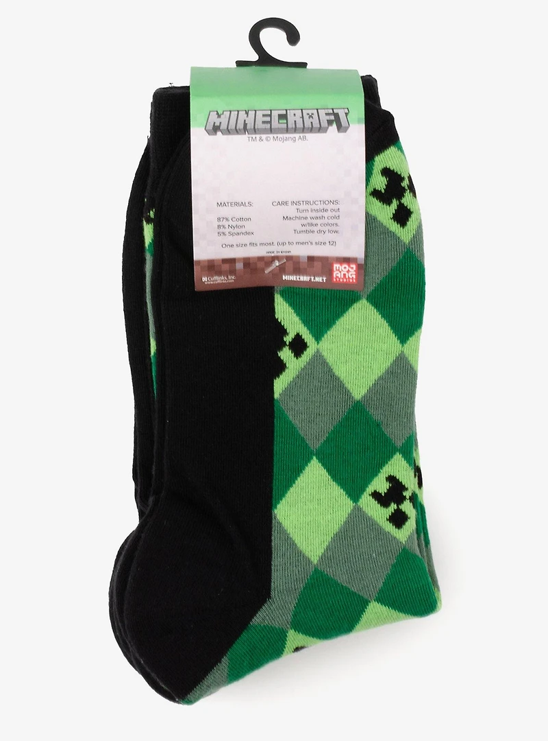 Minecraft Creeper Men's Sock Set