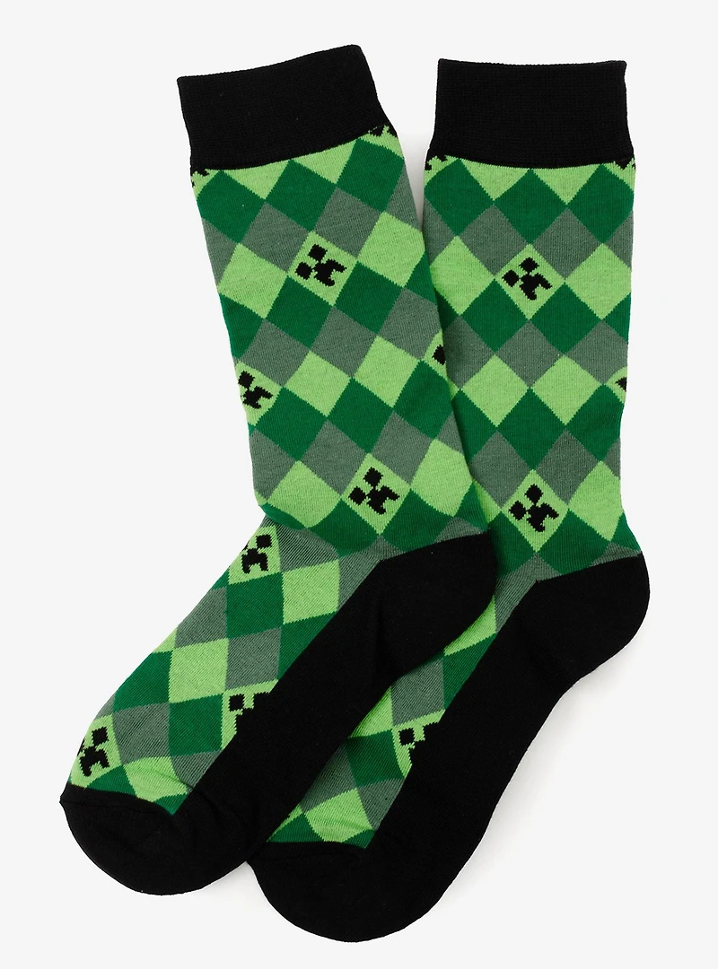 Minecraft Creeper Men's Sock Set