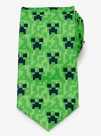 Minecraft Creeper Green Men's Tie