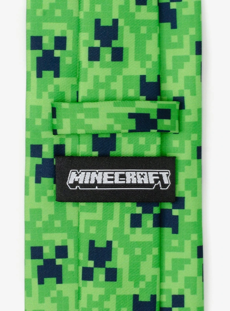 Minecraft Creeper Green Men's Tie