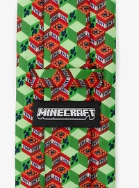 Minecraft Creeper TNT Isometric Green Men's Tie