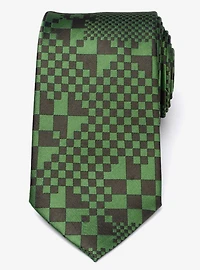 Minecraft Hidden Creeper Green Silk Men's Tie