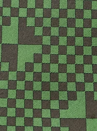 Minecraft Hidden Creeper Green Silk Men's Tie