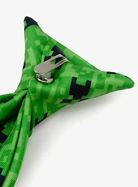 Minecraft Creeper Green Father & Son Tie Set