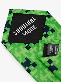 Minecraft Creeper Green Boy's Tie