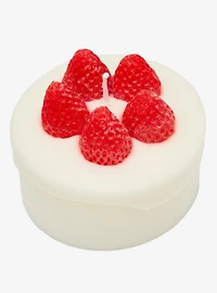Strawberry Cake Figural Scented Candle
