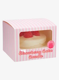 Strawberry Cake Figural Scented Candle