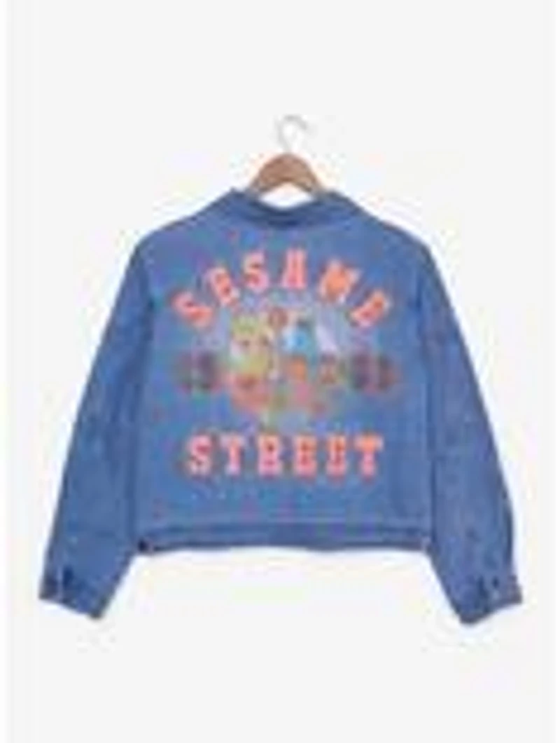 Sesame Street Team Women's Plus Denim Jacket — BoxLunch Exclusive