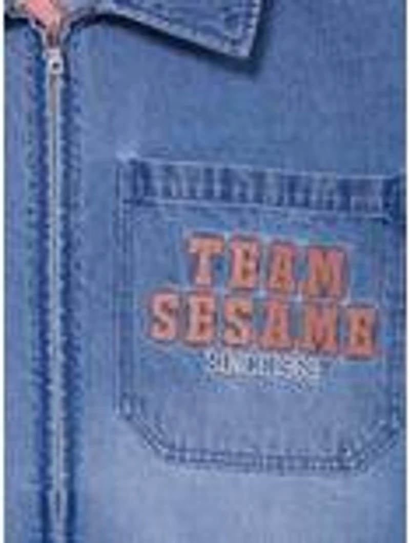 Sesame Street Team Women's Plus Denim Jacket — BoxLunch Exclusive