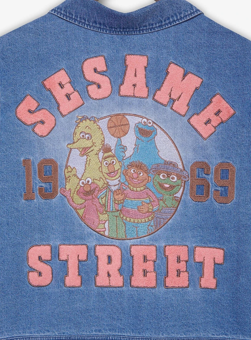 Sesame Street Team Women's Plus Denim Jacket — BoxLunch Exclusive