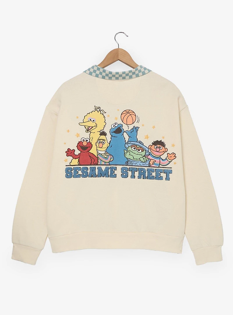 Sesame Street Women's Plus Quarter Zip Crewneck — BoxLunch Exclusive