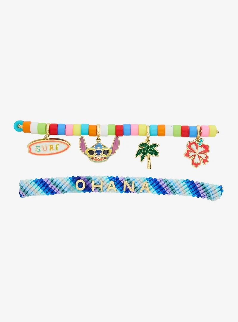 Baublebar Disney Lilo & Stitch Beach Friendship Bracelet Set - BoxLunch Exclusive