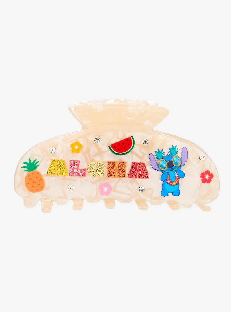 Baublebar Disney Lilo & Stitch Aloha Rhinestone Claw Clip - BoxLunch Exclusive