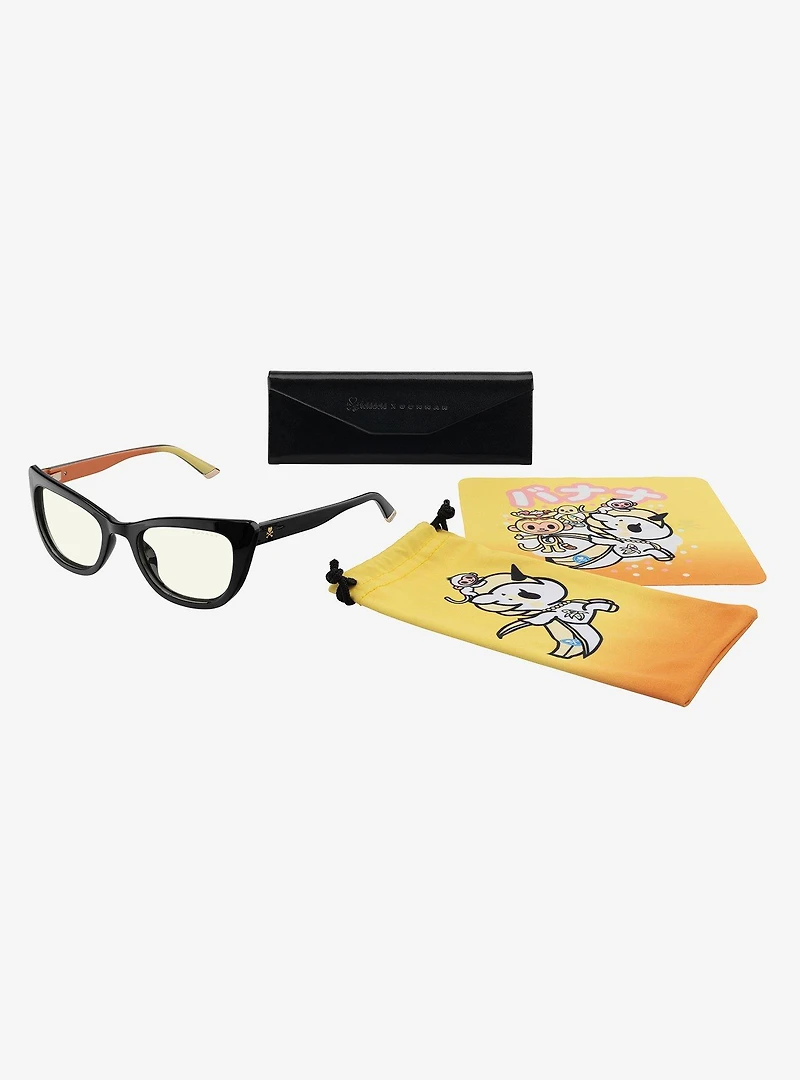 GUNNAR x tokidoki Sweet Fruits Unicorno Clear Tint Blue Light Glasses