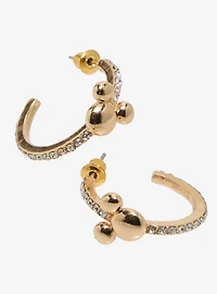 Our Universe Disney Mickey Mouse Rhinestone Hoop Earrings — BoxLunch Exclusive