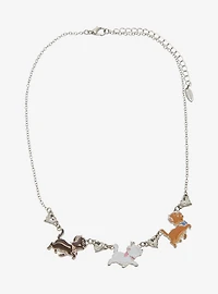 Our Universe Disney the Aristocats Kittens Walking Rhinestone Charm Necklace - BoxLunch Exclusive