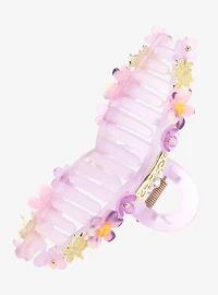 Disney Tangled Rapunzel Floral Claw Clip — BoxLunch Exclusive