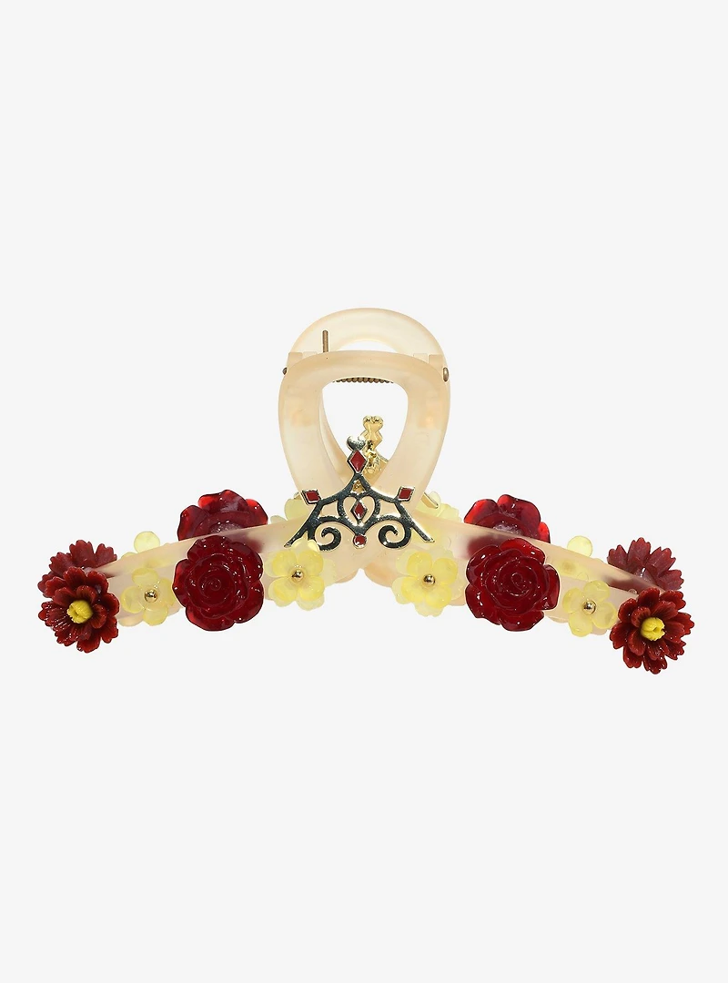 Disney Beauty and the Beast Belle Floral Claw Clip — BoxLunch Exclusive
