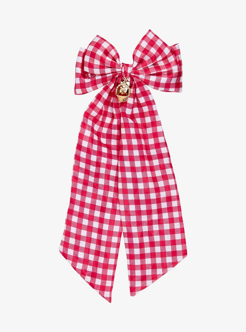 Disney Winnie the Pooh Gingham Hair Bow — BoxLunch Exclusive