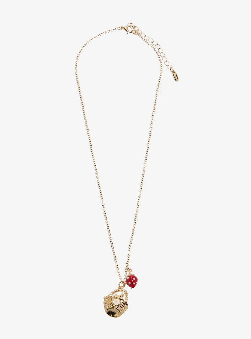 Our Universe Disney Winnie the Pooh Strawberry Basket Charm Necklace - BoxLunch Exclusive