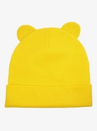 Care Bears Funshine Bear Face Acrylic Knit Beanie With Ears