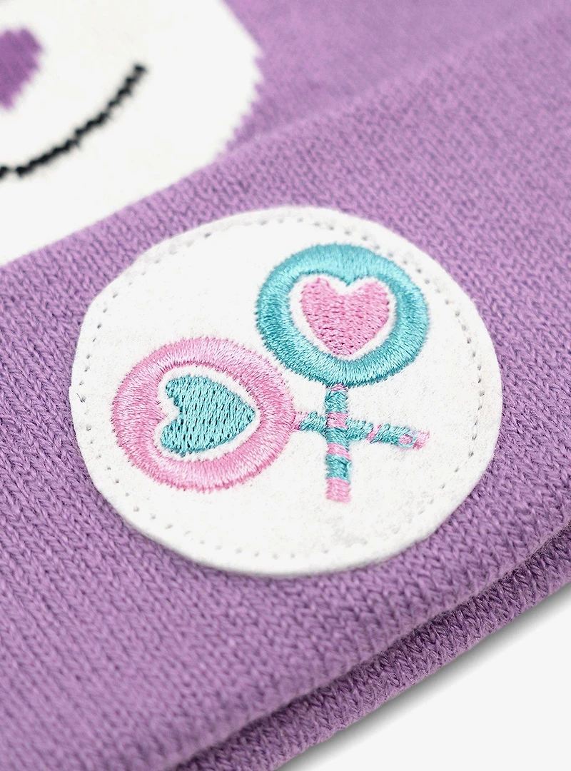 Care Bears Share Bear Face Acrylic Knit Beanie With Ears