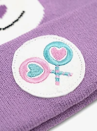 Care Bears Share Bear Face Acrylic Knit Beanie With Ears