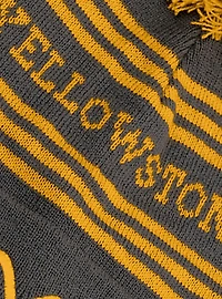 Yellowstone Knit Acrylic Knit Beanie With Pom