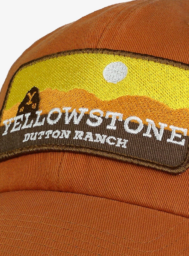 Yellowstone Scenic Patch Vintage Cotton Dad Cap