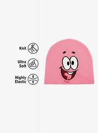 SpongeBob SquarePants Patrick Face Acrylic Knit Beanie Without Cuff