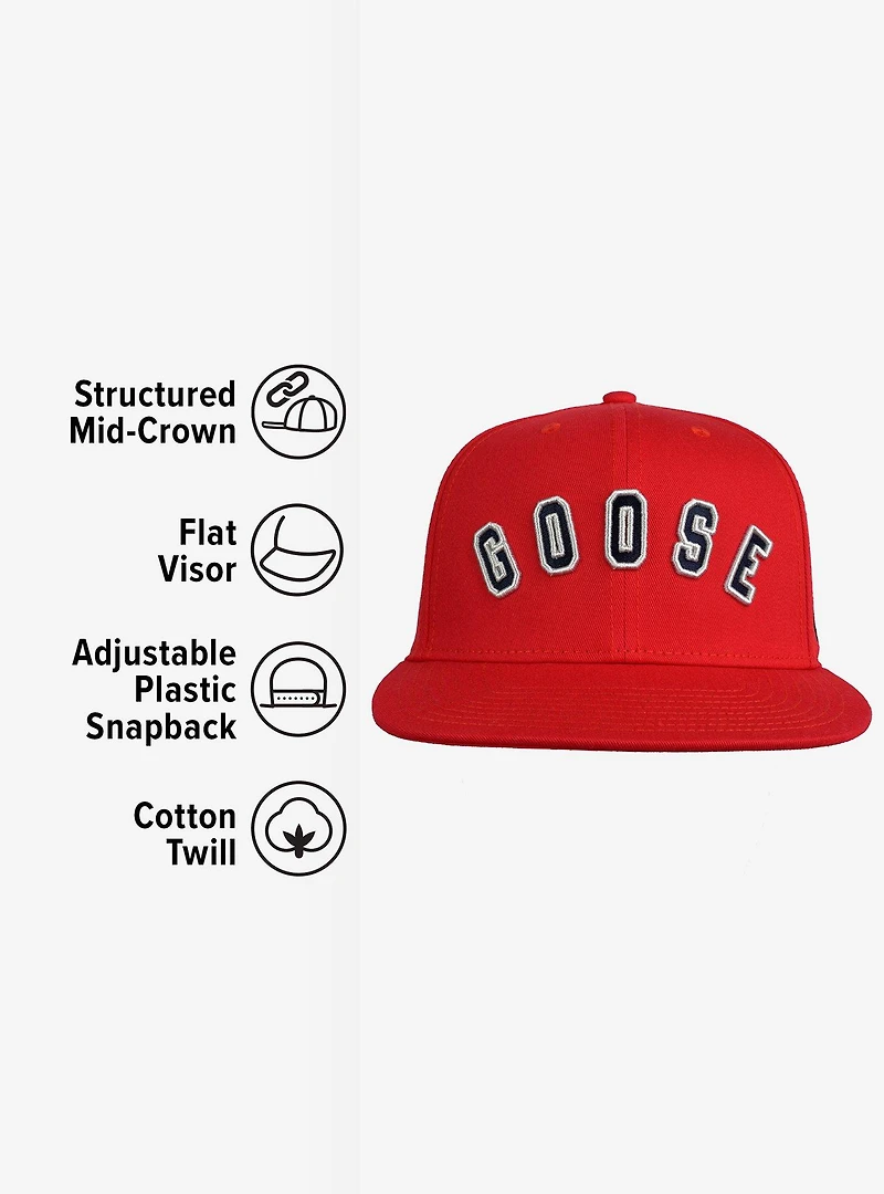 Top Gun Goose Arc Flat Brim Ball Cap