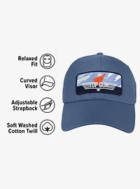 Top Gun Scenic Patch Vintage Cotton Dad Cap