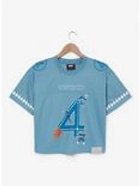 Marvel The Fantastic Four: First Steps Sue Storm Women's Cropped Football Jersey - BoxLunch Exclusive