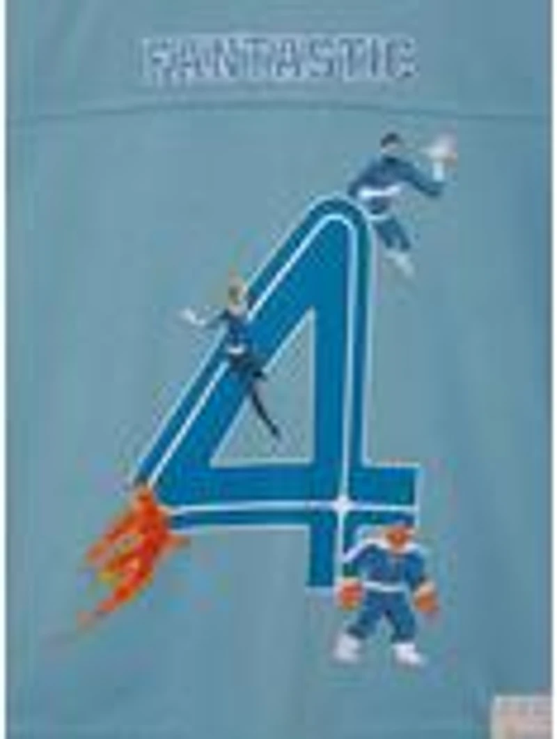 Marvel The Fantastic Four: First Steps Sue Storm Women's Cropped Football Jersey - BoxLunch Exclusive