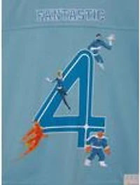 Marvel The Fantastic Four: First Steps Sue Storm Women's Cropped Football Jersey - BoxLunch Exclusive