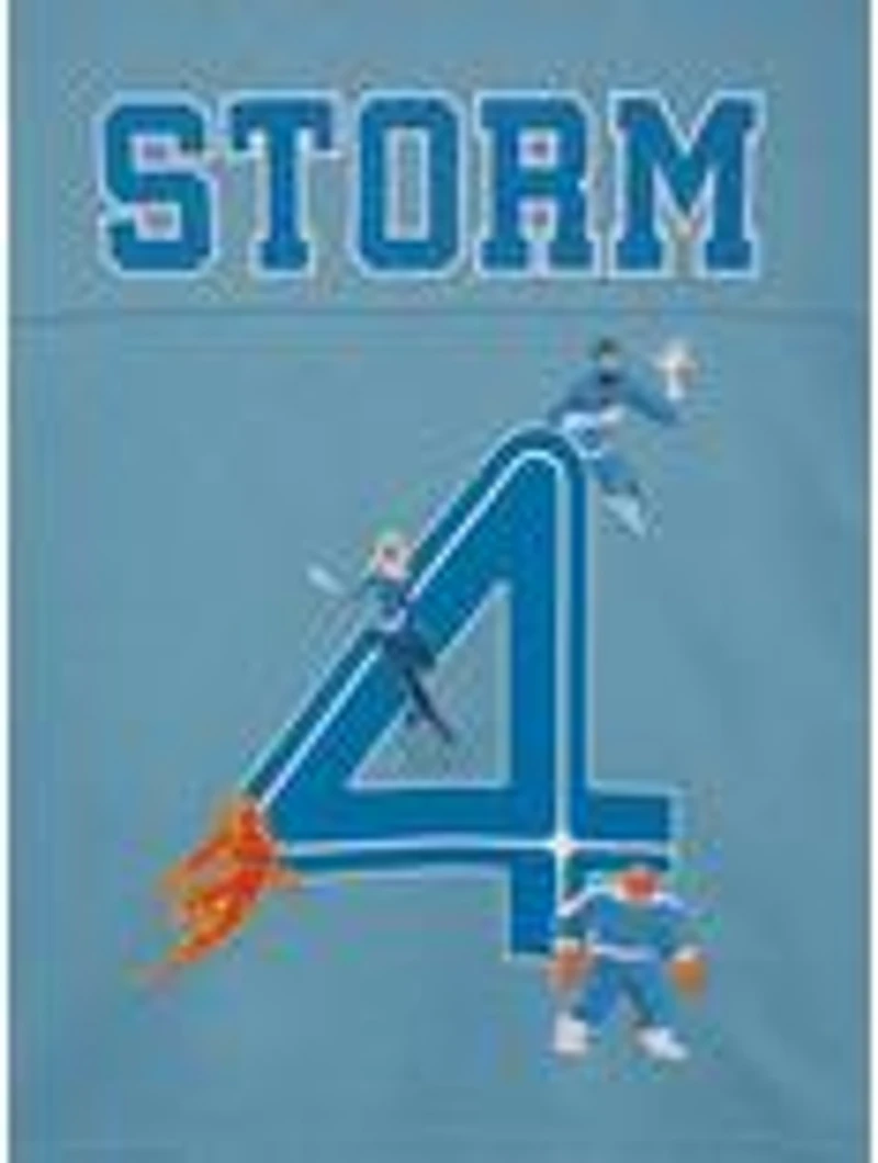 Marvel The Fantastic Four: First Steps Sue Storm Women's Cropped Football Jersey - BoxLunch Exclusive