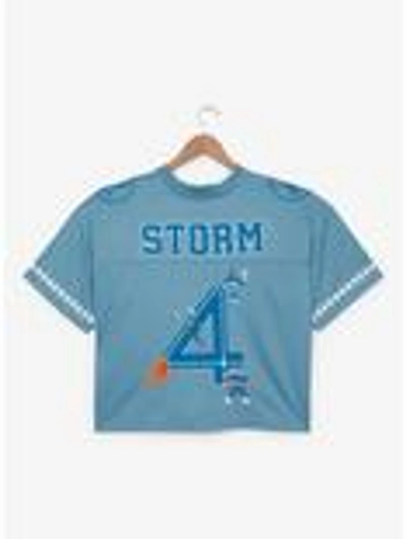 Marvel The Fantastic Four: First Steps Sue Storm Women's Plus Cropped Football Jersey - BoxLunch Exclusive