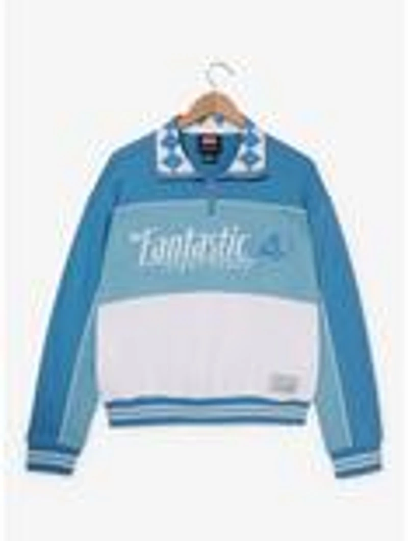 Marvel The Fantastic Four: First Steps Women's Quarter Zip Crewneck - BoxLunch Exclusive