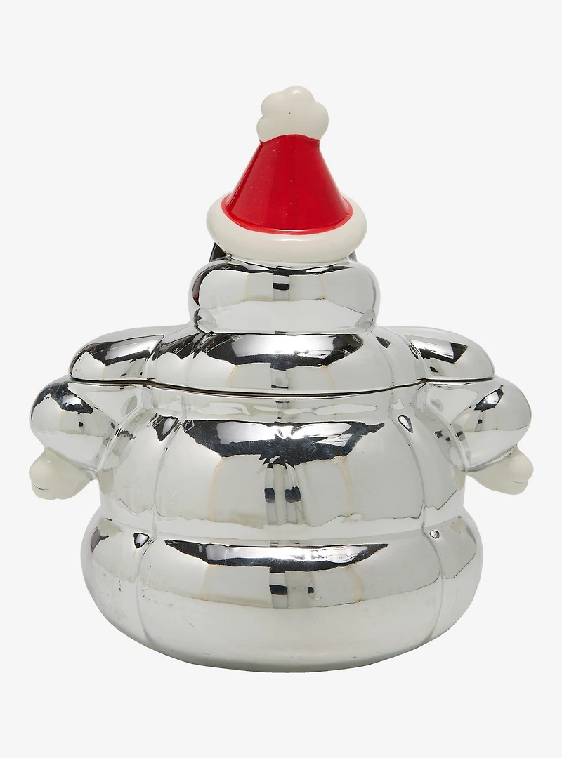 Peanuts Snoopy Chrome Puffer Cookie Jar