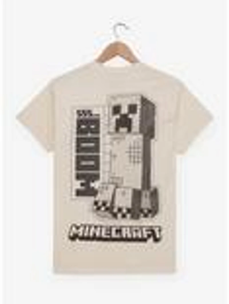 Minecraft Creeper Tonal Portrait T-Shirt - BoxLunch Exclusive