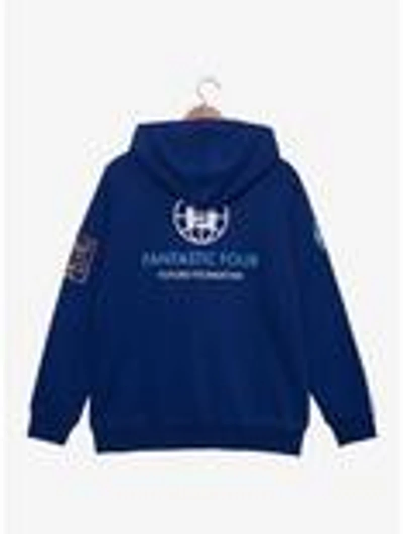 Marvel The Fantastic Four: First Steps Icon Patches Hoodie - BoxLunch Exclusive